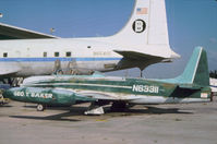 N63311 - T-33A Shooting Star ex 58-0480 in use at the George T. Baker Aviation School in Miami in November 1979. - by Peter Nicholson