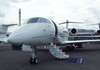 N305CL @ LFPB - Bombardier BD-100-1A10 Challenger 300 at the Aerosalon 2011, Paris - by Ingo Warnecke