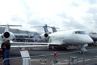 N305CL @ LFPB - Bombardier BD-100-1A10 Challenger 300 at the Aerosalon 2011, Paris - by Ingo Warnecke