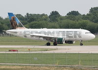 N951FR @ KDAY - Denver flight arriving on runway 24L