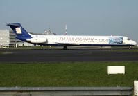 9A-CDE @ LFPG - Now adorned with a scenic picture of her current hometown, c/n 1019 previously served in succession Air Cal, New York Air, Frontier mk1, Continental Airlines, Bouraq Indonesia and Star Air also of Indonesia before her move to Croatia - by Alain Durand