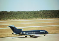 N467BN @ IAH - Boeing 727-227 of Braniff Airways departing Houston International in October 1979. - by Peter Nicholson