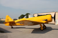 N515SA @ KIOW - AT-6D 41-33936.  Delivered to USAAF in 1943, allocated to the RAF as EX963. Delivered to South African A.F. as 7515.  Previously registered N330CA.  Just freshly painted.