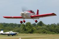 N596JB @ 42I - Departing RWY 10, EAA fly-in at Parr Field - Zanesville, Ohio
