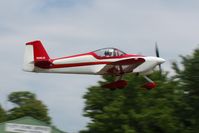 N596JB @ 42I - Departing the EAA fly-in at Parr Field - Zanesville, Ohio