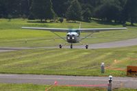 N835TA @ 42I - Landing RWY 28 at the EAA fly-in at Parr Field - Zanesville, Ohio