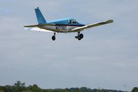 N1738T @ 42I - Departing the EAA fly-in at Parr Field - Zanesville, Ohio - by Bob Simmermon