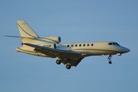 N223F @ KSAT - Landing 12R at sunset - by RWB
