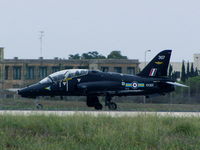 XX307 @ LMML - Hawk T1A XX307 208Sqd RAF - by raymond