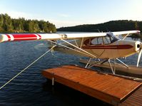C-GPUG - pa-12 150 hp on floats - by Francois Belanger