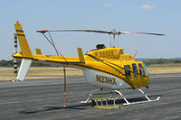 N23HX @ MWL - Type II firefighting helicopter with water bucket at Mineral Wells, TX - by Zane Adams