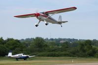 N2011B @ 42I - Departing the EAA fly-in at Zanesville, Ohio