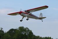 N2011B @ 42I - Departing the EAA fly-in at Zanesville, Ohio