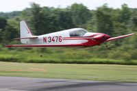 N3476 @ 42I - Departing the EAA fly-in at Zanesville, Ohio