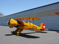 N100BU @ SZP - 1939 Dornier Werke BU 133 JUNGMEISTER, Lycoming O-360-A1D 180 Hp in original design radial engine cowl - by Doug Robertson