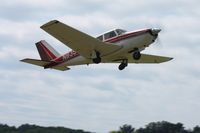 N8393P @ 42I - Departing the EAA fly-in at Zanesville, Ohio