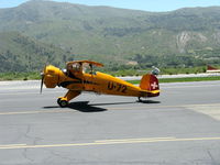 N100BU @ SZP - 1939 Dornier Werke BU 133 JUNGMEISTER, Lycoming O-360-A1D 180 Hp, taxi - by Doug Robertson