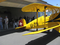 N133JH @ SZP - 1940 Dornier Werke BU.133 Bucker JUNGMEISTER, Siemens-Halske SH 14 A-4 seven cylinder 160 Hp radial, four ailerons maneuverability - by Doug Robertson