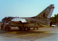 159301 @ SWF - Vought A-7E 'Corsair II' SN: 159301 at Stewart International Airport, Newburgh, NY - circa 1970's - by scotch-canadian