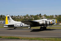 N390TH @ BFI - Gone for ever after an engine fire - by Duncan Kirk