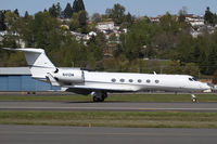 N410M @ BFI - Rolling out after landing - by Duncan Kirk