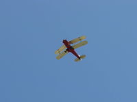 N131BZ @ SZP - 1961 Bucker JUNGMANN 131, Lycoming O-320 conversion, takeoff climb Rwy 22 - by Doug Robertson