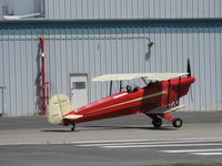 N131BZ @ SZP - 1961 Bucker JUNGMANN 131, Lycoming O-320 conversion, taxi to Rwy 22 - by Doug Robertson