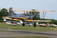 N26476 @ 42I - Departing the EAA fly-in at Zanesville, Ohio.