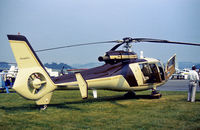 N47284 @ RDG - SA-360C Dauphin on display at the 1976 Reading Airshow. - by Peter Nicholson