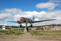 CF-CPY @ CYXY - Douglas DC-3 CF-CPY Weather Vane at Whitehorse, YT - by scotch-canadian