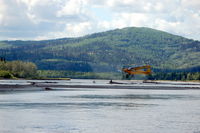 N2588P - 1955 Piper PA18-150 N2588P landing on a sand bar in the Tanana River - Fairbanks, AK - by scotch-canadian