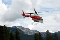 C-GALG - CMH Heli-Skiing Bell 407 Helicopter C-GALG Alpine at Lake Louise, Alberta, Canada   - by scotch-canadian