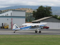 N2573J @ SZP - 1979 Piper PA-18-150 SUPER CUB, Lycoming O-320 150 Hp, takeoff roll Rwy 04 - by Doug Robertson