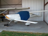 N311DM @ KICL - Quietly waiting in the hangar - by Floyd Taber