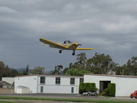 N99711 @ SZP - 1946 ERCO Ercoupe 415-D, Continental O-200 100 Hp upgrade, on final Rwy 04 - by Doug Robertson