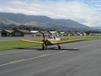 N99711 @ SZP - 1946 ERCO Ercoupe 415-D, Continental O-200 100 Hp upgrade, Sam & Herm taxi to Rwy 04 for pattern practice - by Doug Robertson