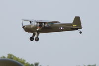 N1828B @ KEOK - Departure roll on Runway 14 - by Glenn E. Chatfield