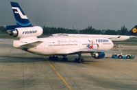 OH-LGD @ DMK - Finnair , Spcl X-mas decoration.

DMK - Don Muang Airport - by Henk Geerlings
