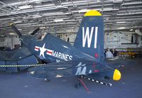 96885 - Vought F4U-4 Corsair in the Hangar of the USS Midway Museum, San Diego CA - by Ingo Warnecke