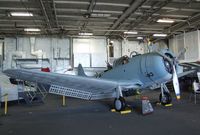 54654 - Douglas SBD-6 Dauntless (rebuilt with aft fuselage of 54654 and parts of other SBDs) in the Hangar of the USS Midway Museum, San Diego CA - by Ingo Warnecke