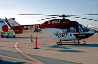 D-HSSS @ EKRK - Roskilde Air Show Denmark 23.8.09
To OY-HLT 16.6.10 Falck DRF luftambulance - by leo larsen