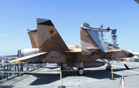 162901 - McDonnell Douglas F/A-18A Hornet on the flight deck of the USS Midway Museum, San Diego CA - by Ingo Warnecke