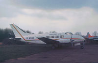 G-ATGK @ BQH - Riley Dove 2 of Fairflight Charters based at Biggin Hill in April 1975. - by Peter Nicholson