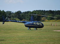 G-MAKI @ EGLM - Robinson R44 Raven visiting White Waltham. - by moxy