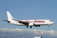 9Y-SXM @ PAE - Touch and go on 16R - by Duncan Kirk