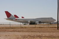 UNKNOWN @ ROW - Taken at Roswell International Air Centre Storage Facility, New Mexico in March 2011 whilst on an Aeroprint Aviation tour, an un-known Boeing 747 hiding in amongst the other aircraft - by Steve Staunton