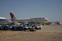 N805AS @ ROW - Taken at Roswell International Air Centre Storage Facility, New Mexico in March 2011 whilst on an Aeroprint Aviation tour - by Steve Staunton