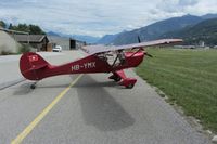HB-YMX @ LSGS - On the day of the first flight in Sion, Switzerland