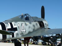 N190RF - FW 190 A-9 WHITE 14 (Luftwaffe ace Oskar Bösch - 18 kills) EAA AIRVENTURE OSHKOSH 7/26/2011 - by Ty Brenner