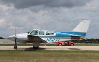 N527T @ KOSH - Beech B55 - by Mark Pasqualino